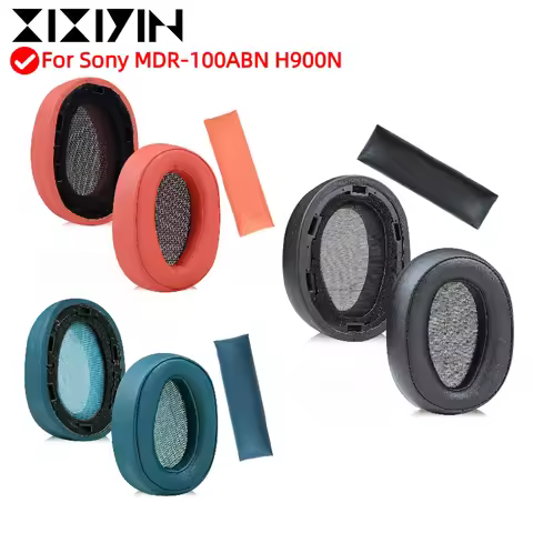 XIXIYIN Replacement Foam Ear Pads Cushions For Sony MDR-100ABN H900N Headphones Soft Form Earpad Hig