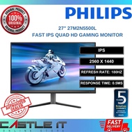 Philips 27" Inch 27M2N5500L Gaming Monitor 2K QHD 180Hz IPS 0.5ms HDR400 Adaptive Sync Vesa Display