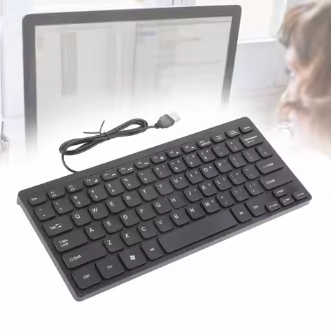Mini Keyboard Mini Keyboard USB Wired Waterproof Multimedia Kaypad Portable Laptop Accessories K1000