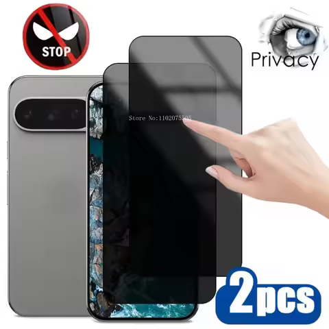 2Pcs Privacy Tempered Glass for Google Pixel 8 Pro 8A 7A Pixel 9 Pro 9A 4A Anti-Spy Protection for G