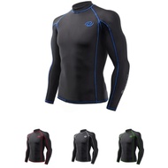 long sleeve plain rash guard S-4XL 3XL big size swimwear sunproof rush guard for men/women