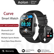 Aolon Curve Smart Watch HD Curved Screen Waterproof Original Fitness Heart Rate Blood Oxygen Sport S