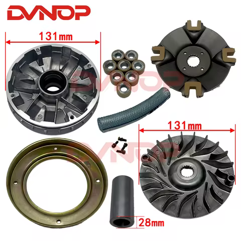 Motorcycles Scooter Variator Assembly Clutch Pulley Driven Motorcycle Spare Parts Compatible with YP