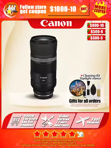 NEW Canon RF 600mm F11 IS STM ultra distant focusing lens is applicable to Canon R5 R6 RP R camera