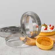 7/8/9cm Stainless Pie Ring / Perforated Pie Ring / 304 Stainless Round Tart Cake Mold Round Tart Rin