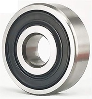 Professional 2pcs 6200RZ Deep Groove Ball Bearings Precision Level 10x30x9mm Bearing Steel Material