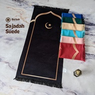 Turkey Suede Prayer Rug Medium Small Size Travel Prayer Rug Motif POLOS
