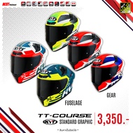 KYT Helmet Model TT COURSE-Fuselage/Gear Graphic Pattern .-