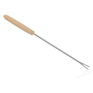 Fondue Forks, Cheese Fondue Sticks with Wooden Handle Heat Resistant for Chocolate Fountain Roast Marshmallows Durable