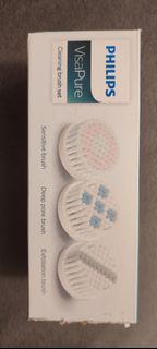 Philips VisaPure Cleaning Brush Set - 3 Brush Heads