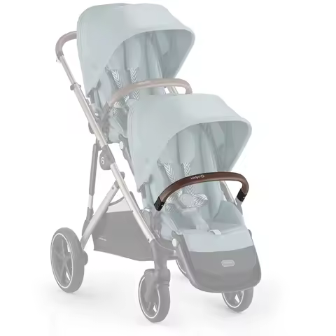 Buggy Bumper Bar For Cybex Gazelle S Twin Baby Stroller Armrest With Leather Cover Adjustable Pushch