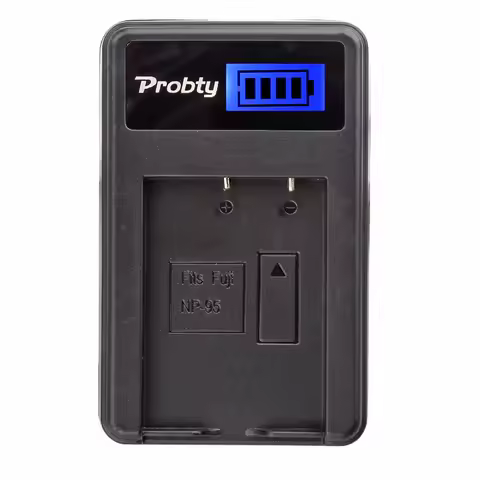 For Fujifilm NP-95 NP 95 LCD USB Charger for Fujifilm Finepix F30 F31FD Real 3D W1 X30 X100 X100T X1