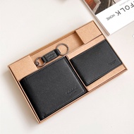 Jualan panas Wallets for Men Style Original Classic Official Store Mens Classic Logo Leather Wallet