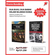 Two Books, Dua Babak Kemlam World History (Complete History VOC, History of World War 1&2) 2 Books