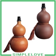 [Simple] Gourd Wine Bottle Drinks Holder Wine Gourd for Outdoor Drinks Decoration