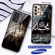 Softcase Glass Kaca SAMSUNG A33(5G) A53(5G) - Casing hp SAMSUNG A33(5G) A53(5G) [ S14 ].