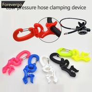 FOREVERGO BCD Hose Holder Clip Diving Regulator Retainer Buckle Hook Quick-Release Buckle Pipe Clamp