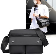 Business Casual Large-Capacity One-Shoulder Messenger Bag Men's Trendy Korean Multifunctional Commut