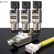 SUCHENHD RJ45 Cat8 Cat7 Cat6A Connectors, 22AWG - 24AWG 2000MHz RJ45 Metal Tool, Ethernet Terminatio