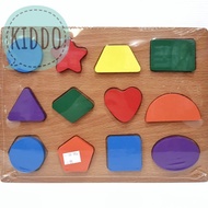 KAYU Wooden puzzle shape educational toy - puzzle shape - WW