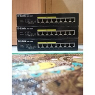 Desktop Switch Dlink DGS-1008P 8 Port Gigabit POE Metal Casing