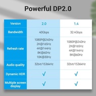 Vention Dp V 2.0 10K High Refresh Rate Display Port Cable