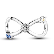 Chất Liệu Bạc 925 Bướm Hoa Hướng Dương Lông Vũ Trăng Sao Vô Cực Hạt Charm Cho Vòng Tay Pandora Tự Là