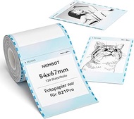 NIIMBOT Label Sticker Label Tape Only for B21Pro Label Printer, Thermal Paper for Photos, Notes, Mem