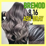 ❏﹊♀8.16 Ash Gray (SET) BREMOD + OXIDIZING/DEVELOPING CREAM