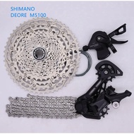 SHIMANO DEORE M5100 groupset  MTB  mountain bike group set 1x11S-Speed 11-51T  RD M5100 SGS gear shifter lever cassette HG601