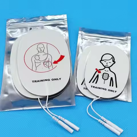 3-30Pcs AED Device Patches First Aid Training Replacement AED Training Defibrillation Electrode Cond