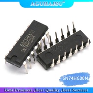 10PCS SN74HC08N DIP14 SN74HC08 DIP 74HC08N 74HC08 DIP 14 new and original IC