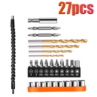 Set Lengkap Obeng Listrik / Mesin Bor Listrik Bor Baterai Tangan Tanpa Kabel Cordless Screwdriver Bor Bit Set Pembuka Baut Free Kabel USB Dan Satu Mata Obeng 3.6V 47PCS