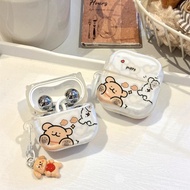 For Huawei freeclip2 new earphone cover fun cute line puppy FreeBuds6i/5i pendant freebudsSE3/SE2 bl