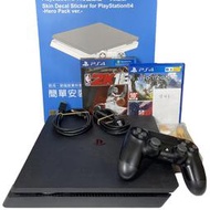 缺貨【PS4主機】 機況良好薄型2017A 500G極致黑色Slim薄機＋NBA2K18地平線 【中古二手】台中星光電玩