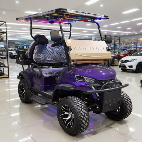 High Performance New Version Electric Golf Cart 2 4 6 8 Seater Independent Suspension Four Wheel Dis
