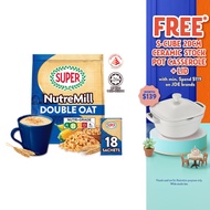 SUPER NutreMill Double Oat Instant 4in1 Cereal Drink, 18 sachets  (Expiry: April 2027)