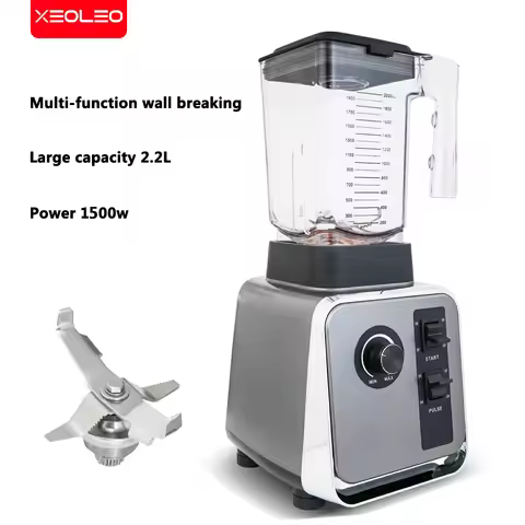 XEOLEO Commercial Multifunctional Blender 1500W High Power Electric Professional Blender Food Proces