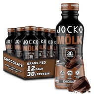 Jocko Mölk 30g Grass Fed Protein Shakes – No Added Sugar Protein Drinks KETO Friendly - Ready to Dri