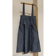 Pinafore Dress - Dark Indigo Denim