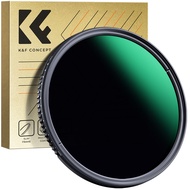 K&F Concept Variable ND3-ND1000 ND Filter (1.5-10 Stops) Neutral Density Lens Filter with 24 Multi-L