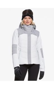 【全新】(ROXY) DAKOTA JK 專業滑雪外套 雪衣 白色 修身（S 尺寸