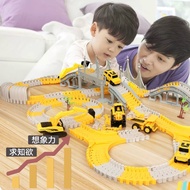 345-piece Car Track Assembly Toy Set Fast Car Smart Race Track Assembly Toy for Children