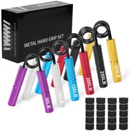 โลหะ Hand Gripper 50LB-350LB Strengthener Finger Grip Strength กล้ามเนื้อแขนเทรนเนอร์ Recovery นาฬิก