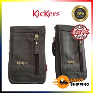 KICKERS ORIGINAL COW LEATHER PHONE POUCH WAIST BAG KEY WALLET BEG TELEFON KUNCI BEG PINGANG KULIT OR