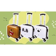 We Bare Bears Panda Cabin Size Luggage Bag