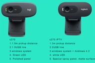 LOGITECH C270/C270i/C310 HD Video 720P Web Built-in Micphone USB2.0 Computer Camera USB 2.0 Logitech