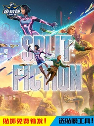 Split Fiction Split Fiction Game Reflective Electric Motorcycle Car Sticker Rear Body Glass Sticker