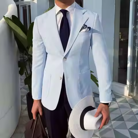 Traje Novio 2021 Royal Blazer Men Slim Fit Party Office Dress Suit Single Button Mens Suit Jacket Ho