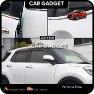 Perodua Ativa 2021 - 2024 Window Chrome Lining Car Gadget Car Accessories